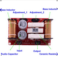 thumbnail image 3 of 550W Heavy Speaker Frequency Divider 43Hz/45Hz Subwoofer Crossover Filter HiFi DIY Car Audio Crossover Filter, 3 of 7