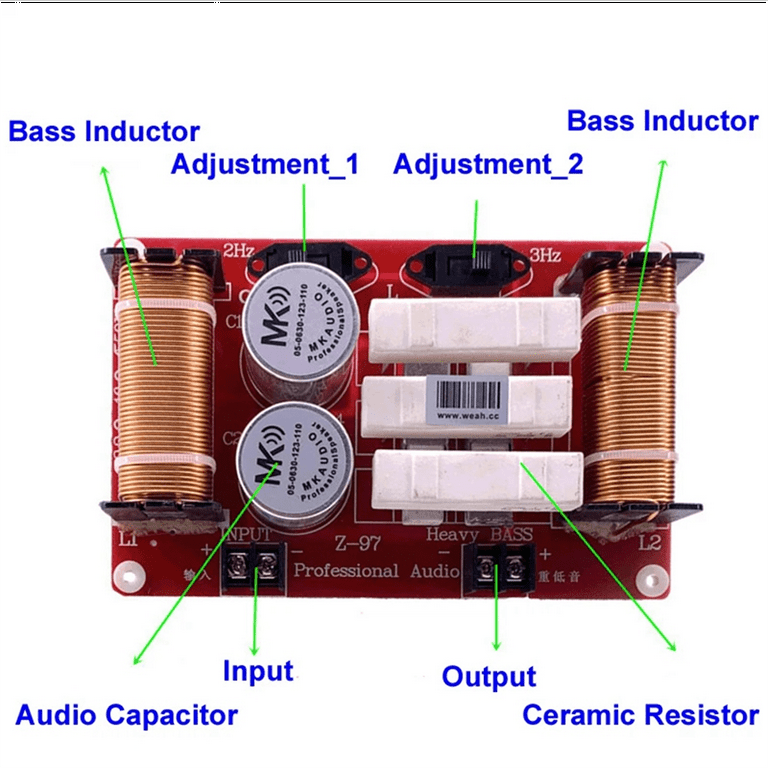 Crossover Speaker JIVIMOCO 1500W - Divisor Frequenza Regolabile Per Audio - Foto 10