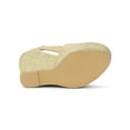 thumbnail image 5 of Unique Bargains Women's Espadrilles Tie Up Ankle Strap Sandals Beige (Size 8.5), 5 of 7