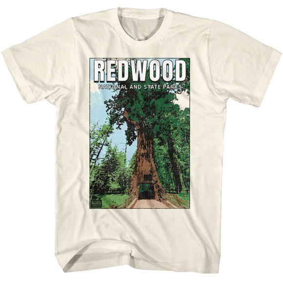 National Parks Redwood Nat And State Park Natural Adult T-Shirt S