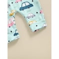 thumbnail image 7 of Niusricy Kids Infant Boy Summer Tank Romper 0 3M 6M 12M 18M Toddler Baby Sleeveless Overalls Cartoon Car Print Round Neck Jumpsuits Full Length Bodysuit Newborn Fashion Cute Casual Clothes for Daily, 7 of 7