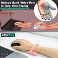 thumbnail image 4 of Visland 2PCS Wrist Rest Support Pillow,Wrist Pad Mouse Wristband Wrist Guards Hair Band Mouse Wrist Support Soft And Freely Moveable Wrist Hand Pillow for Office Worker, 4 of 7