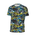 thumbnail image 6 of Wukai Goal Time Print Men's Short-Sleeved Mesh T-Shirt,Quick-Dry Short Sleeve Workout T-Shirt-5X-Large, 6 of 8