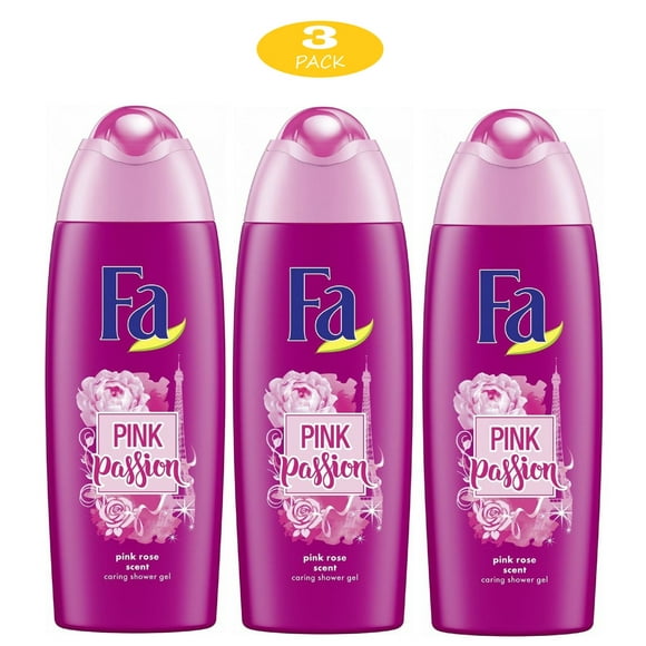 Fa Pink Passion Shower Gel 8.4oz/250ml - Pack of 3