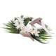 thumbnail image 3 of Easter Wreath with Garland, Easter Wreath Decor for Front Door , Artificial Celebration Wreath White, 3 of 5