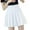 #White, variant on Xixinqiwan No Boundaries Women 2025 Skirts Plus Size,Mini Skirts for Women Mini Skirt High-Waisted Bustier Skirt Anti-Glare A-Line Skirts for Athletic Wear