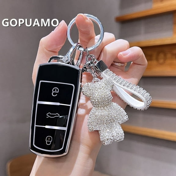 Fashion TPU Car Key Case Remote Cover Fob For Volkswagen VW Tiguan MK2 Magotan Passat B8 B7 CC For Skoda Superb A7 Accessories