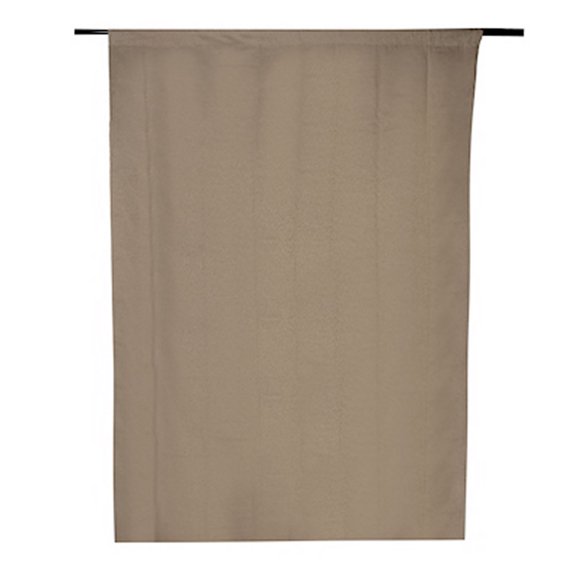 cortina de jacquard para ventana poliéster café claro 210 x 140 cm
