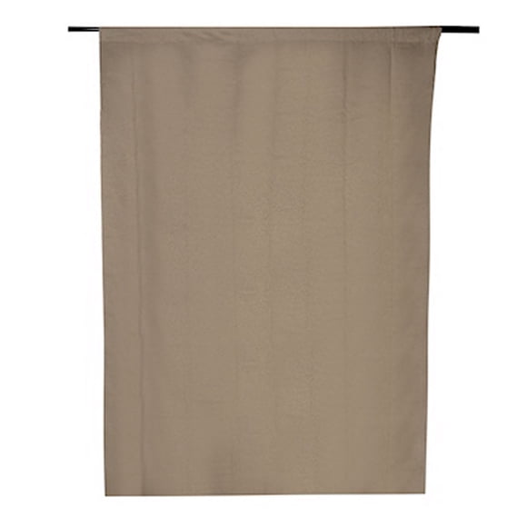 cortina de jacquard para ventana poliéster café claro 210 x 140 cm