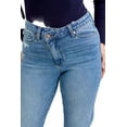 thumbnail image 6 of Judy Blue High Waist Bf Criss-cross Mild Destroy Jeans with Single Cuff, 6 of 7