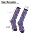 thumbnail image 2 of Naloa Retro plants forest animals Knee Socks, High Socks Long Stretchy Sock Women Knee High Stocking, Long Socks for Women, 2 of 6