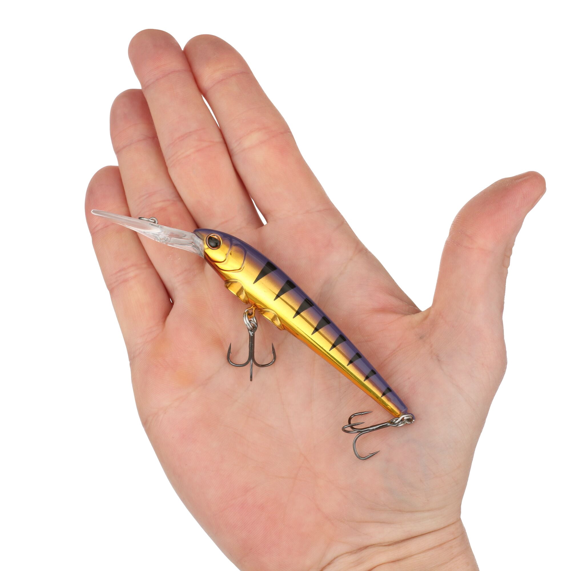 Berkley Deep Hit Stick, 3.75 in, Crankbaits, Purple Bengal (1 Count)