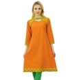 thumbnail image 1 of Phagun Kurti en Coton pour Femmes Imprimé Ethnique Solide Kurta Décontractée, 1 of 5