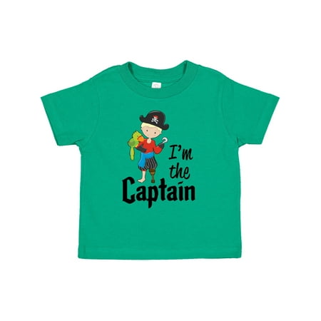 

Inktastic I m the Captain- Pirate Boy Gift Toddler Boy Girl T-Shirt