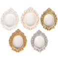 thumbnail image 4 of LOVEVER 5 Pcs Small Antique Frames Square Picture Oval Photo, 4 of 8