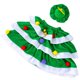 thumbnail image 2 of Disfraz de árbol de Navidad con sombrero | Pompones festivos rojos y verdes con cascabeles | Tela suave y cómoda | Atuendo para fiestas navideñas, fotos y celebraciones de temporada, 2 of 5