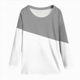 thumbnail image 4 of HCNTES Girls Long Sleeve Shirts Soft Cotton T-Shirts Crewneck Basic Tees for Kids and Teen Girls Tops Clothes(Grey,3-4 Years), 4 of 4