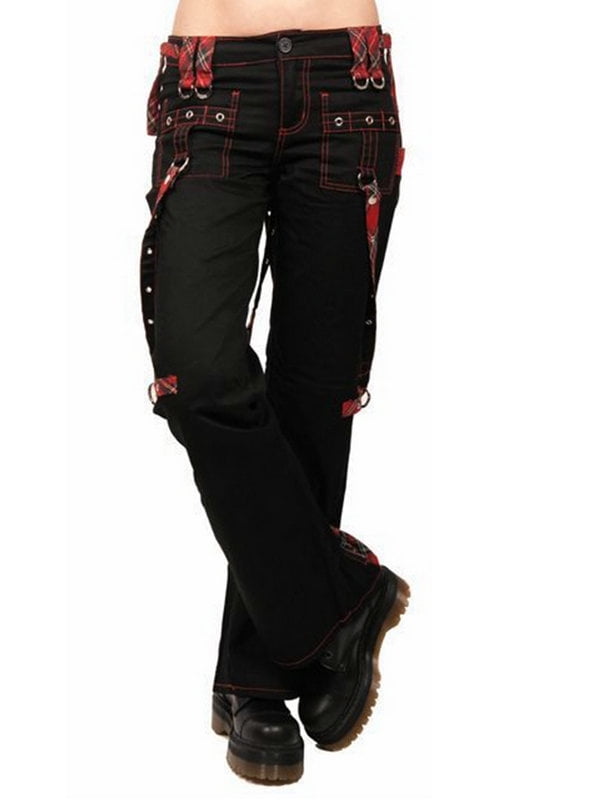 high rise cargo pants