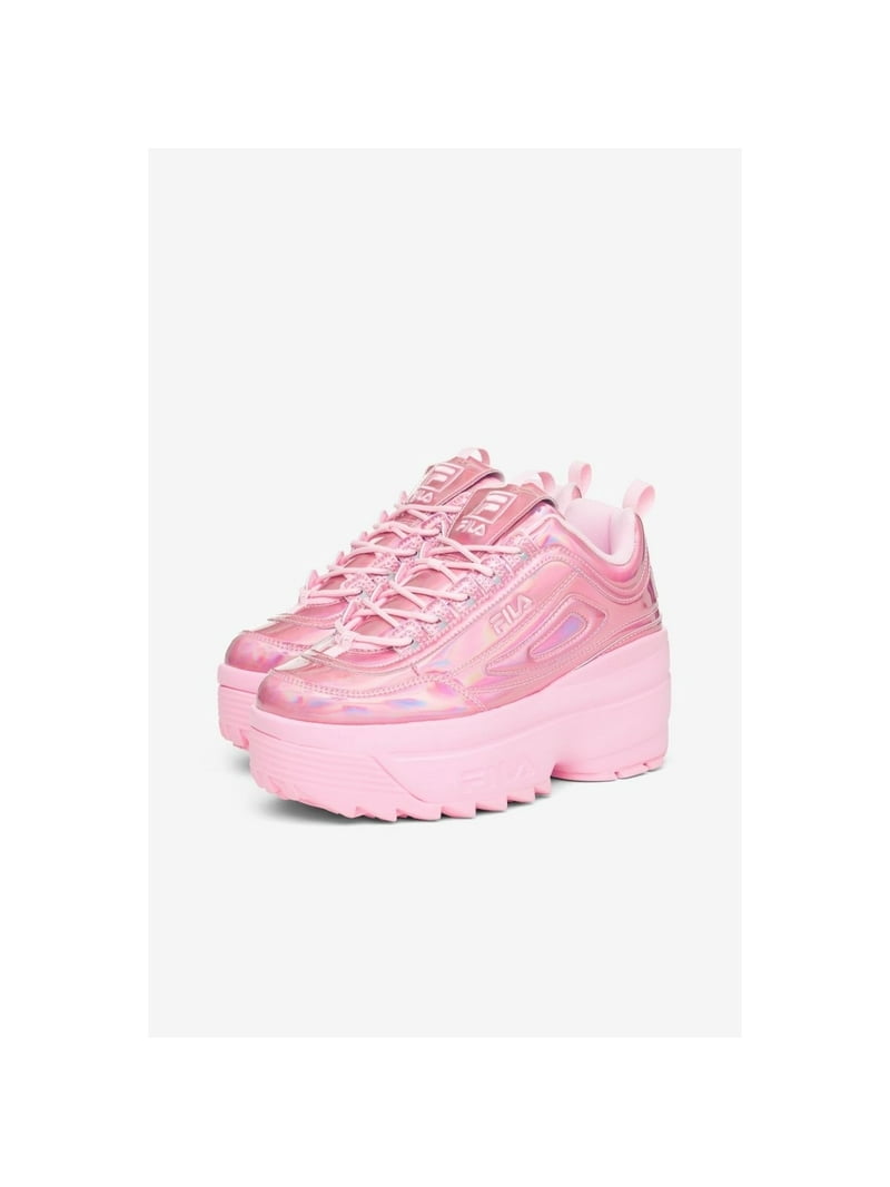 FILA Disruptor Wedge Sneakers Iridescent/Pirouette Womens Size