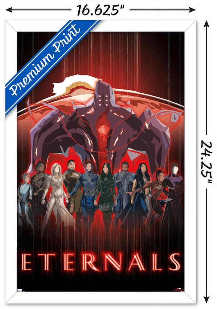 Marvel Eternals - Shadow Wall Poster, 14.725" x 22.375", Framed