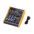 thumbnail image 2 of Audio Mixer, 4 Input Channels Sound Mixer Long Life Rich Usage  For Party For Webcast, 2 of 8