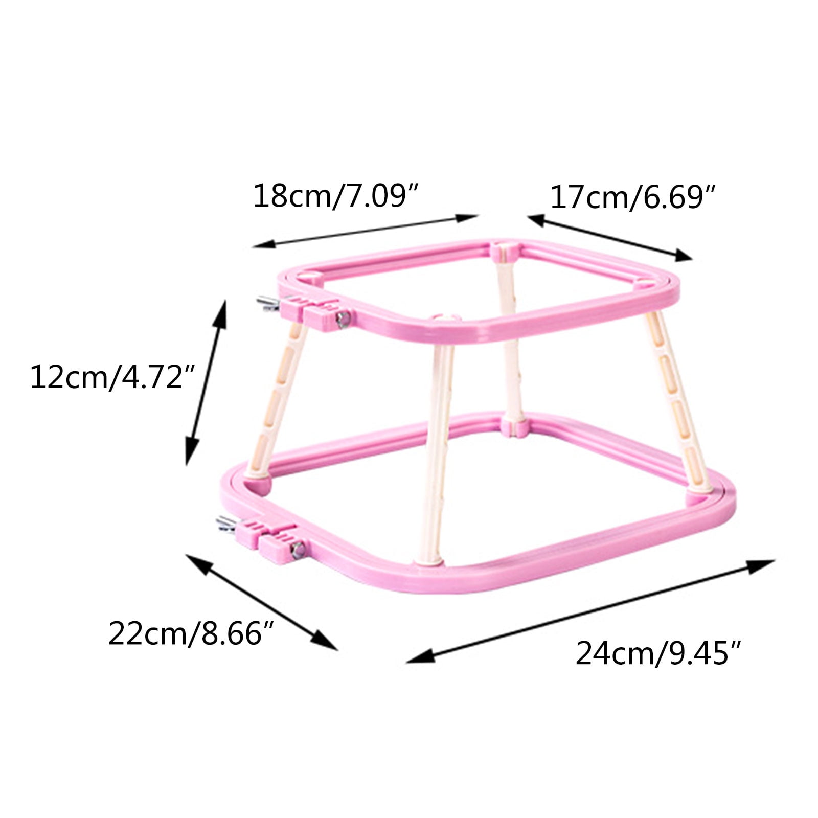 Adjustable Embroidery Hoop Crosses Stitches Hoop Two Layer Embroidery Frame for Sewings Needleworks Embroidery Project