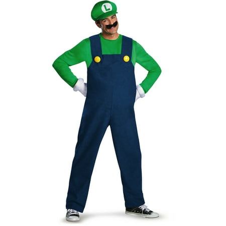 Luigi Deluxe Men's Adult Halloween Costume
