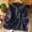 Navy, variant on SEMPAI Linen Shirts for Women Summer Embroidered Peasant Cotton Linen Tops 3/4 Sleeve Dressy Casual Loose Tunics Blouses