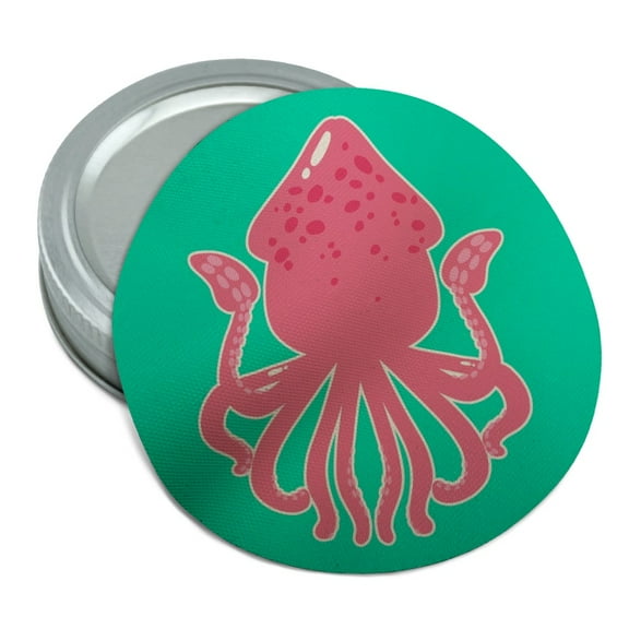 Cute Squid Tentacles Ocean Round Rubber Non-Slip Jar Gripper Lid Opener