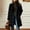 (Fashion 37)Black, variant on Aimik Women's Plaid Wool Blend Pea Coat with Lapel Collar Classic Mid Length Jacket for Formal and Daily Wear