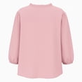 thumbnail image 2 of Blusa George para Mujer, Manga 3/4 Rosa Talla M, 2 of 4