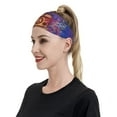 thumbnail image 4 of Wukai Peace And Love Sports sweatband,Men & Women Sweatband Headband for Running, Cross Training, Racquetball, Working Out, 4 of 7