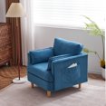 thumbnail image 5 of Historyli Go5H 29.5 "W Single Sofa Modern Fabric Decorative Chair Corduroy Fabric Armchair Casual Club Chair For Living Room Bedroom Bed Room, 5 of 9