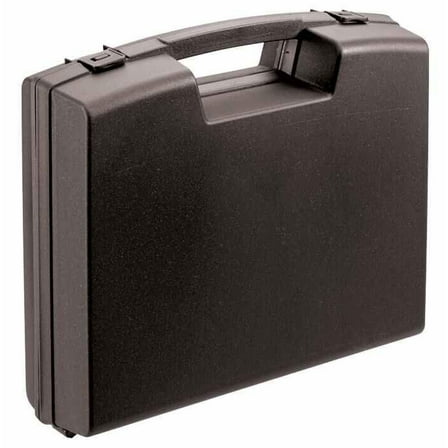 RARAION - Black Plastic Briefcase Storage Case - 76mm x 280mm x 240mm