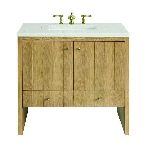James Martin Vanities 435-V36-3Ldl Hudson 36" Free Standing Single Basin Poplar Wood