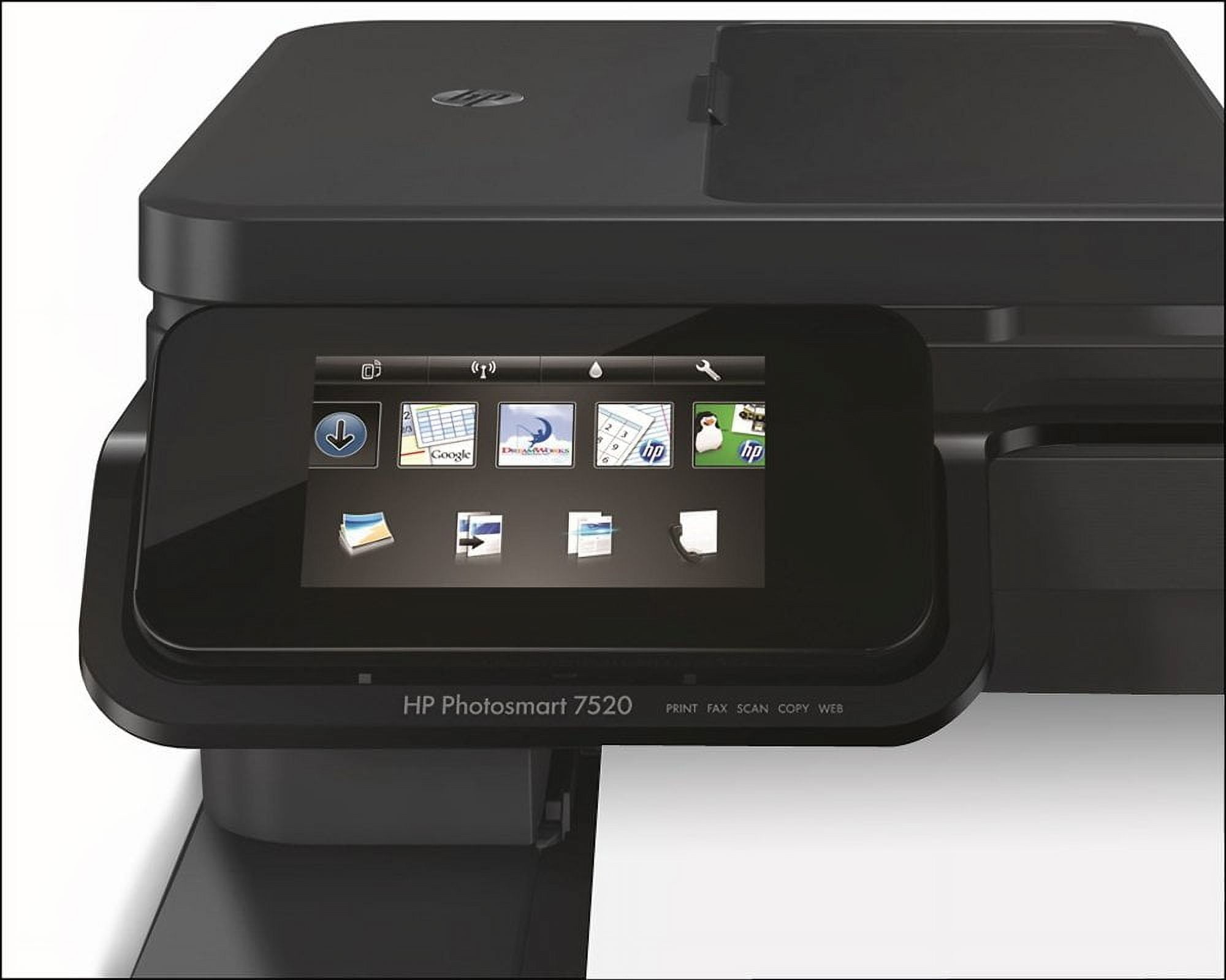 HP Photosmart 7520 CZ045A Wireless Color Touch Screen e All in One Printers with Duplex Printing