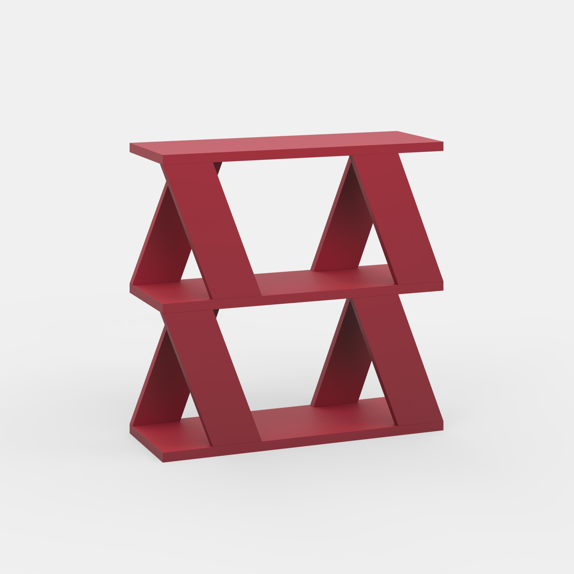 Ada Home Decor Furniture Burgundy Saphire Modern Coffee Table with Storage Shelf