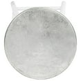 thumbnail image 4 of SAFAVIEH Kenzie Iron Silver Dipped 30" Barstool, White, 4 of 7
