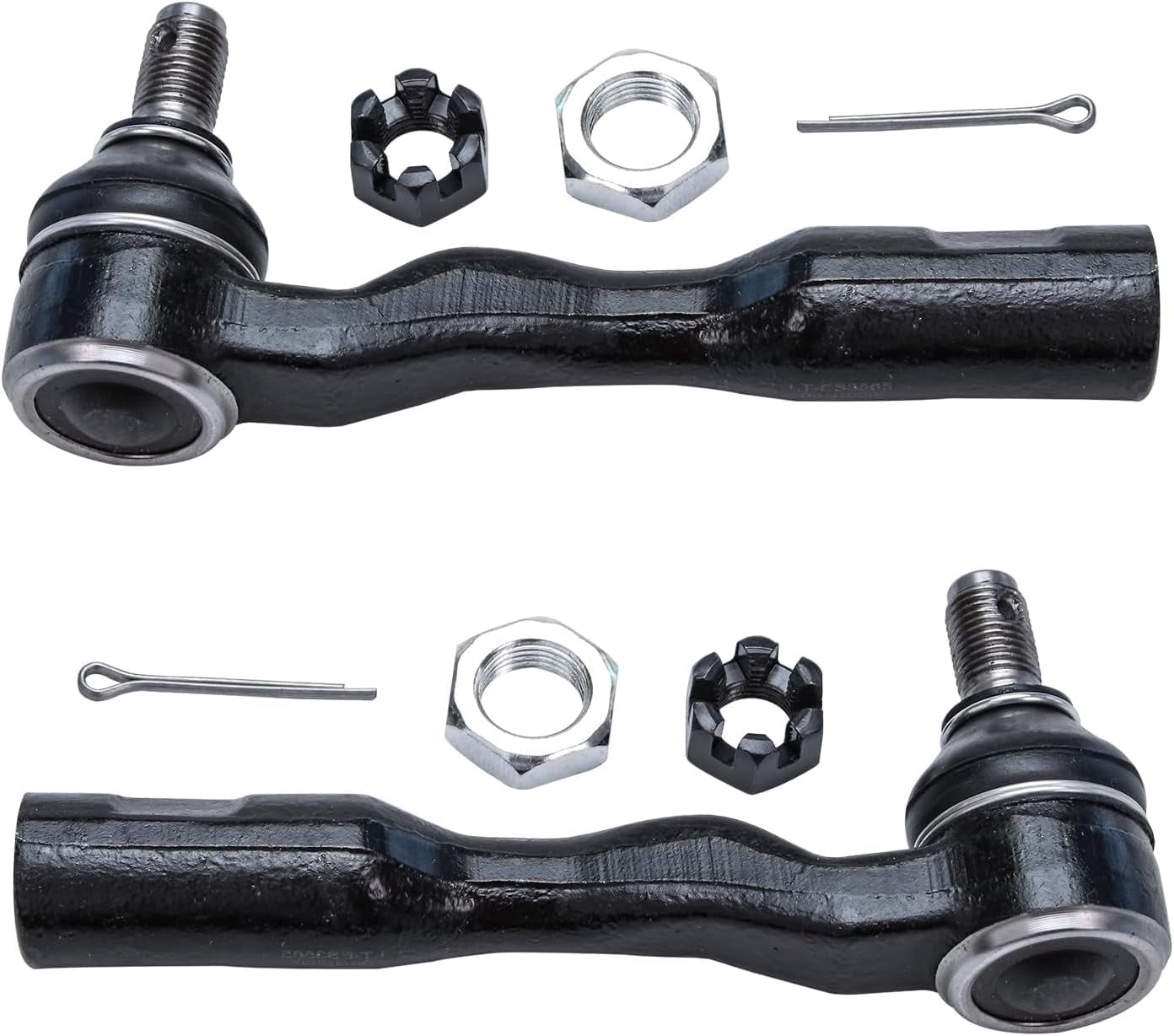 Detroit Axle - Front Tie Rods Kit for Toyota 2001-2002 Sequoia 2000-2002 Tundra, 4 Inner Outer Tie Rod End Links Replacement