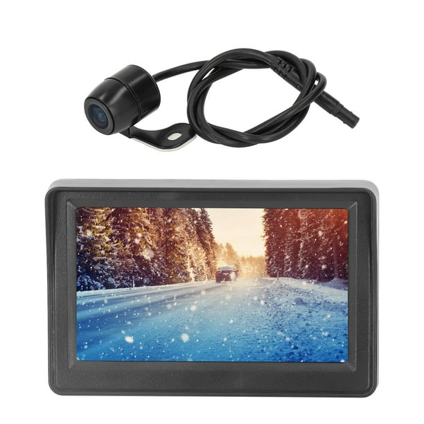 Backup Camera Monitor Kit, Car Rear View System 2 Video Inputs Night