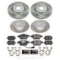 thumbnail image 2 of PowerStop Front and Rear Semi-Coated Rotor and Low-Dust Ceramic Brake Pad Kit SC5363, 2 of 3