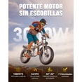thumbnail image 3 of Bicicleta Eléctrica Plegable para Adultos AMYET ARES, Doble Motor 2000W, 52V 20Ah, 24 Pulgadas, Camuflaje, 3 of 8