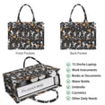 thumbnail image 2 of Large Capacity Tote Bag,Black Halloween Dancing Skeletons Handbag Fashion Luxury Tote Bag,15.7"x13"x 5.1" Inches,Laptop Compatible, 2 of 6