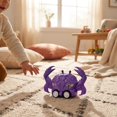 thumbnail image 5 of TOYOUME Pull Back Crab Toy, Friction Powered, 1 Count, 5.12 x 3.15 Inch, for Toddlers, Purple, 5 of 6