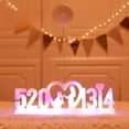 thumbnail image 3 of TIELUTT Valentine's Day Lighting Creating A Cozy Atmosphere Using Dazzling Lights to Set Up A Paper Trees round Stained Glass Window Panel Christmas Garland Cedar Cute Car Charms Beards for Crafts, 3 of 3