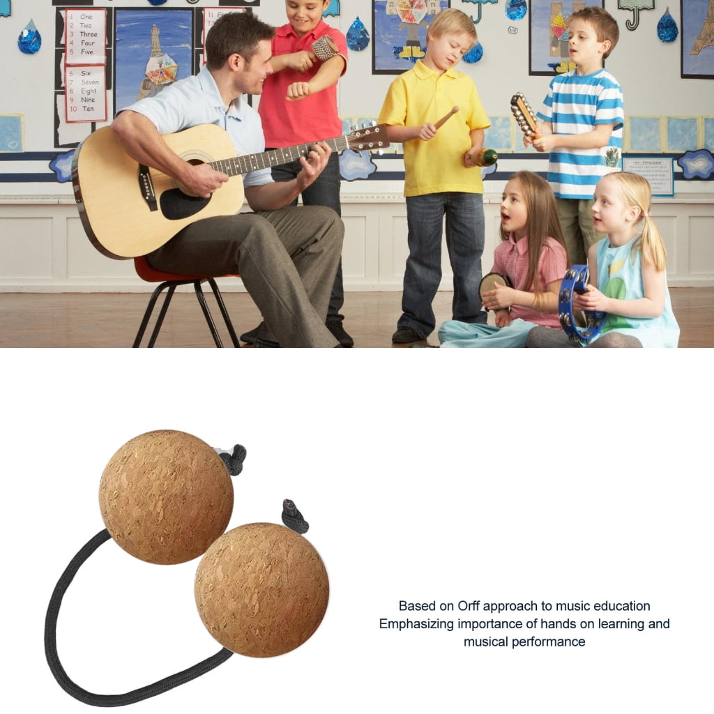 Cork Sandball Aslatua African Shaker Rattle Rhythm Percussion Fingertip Sandball Instrument Sandball Rhythm Instrumen