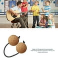 thumbnail image 3 of Cork Sandball Aslatua African Shaker Rattle Rhythm Percussion Fingertip Sandball Instrument Sandball Rhythm Instrumen, 3 of 8