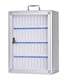 thumbnail image 1 of Gabinete de almacenamiento para teléfonos, bolsillo, puerta transparente con 2 llaves, cerradura resistente con llave 48 ranuras, 1 of 9