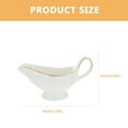 thumbnail image 2 of Western Tableware Home Ceramic Gravy Boat Saucier Sauce Jug Seasoning Container, 2 of 9