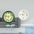 thumbnail image 2 of Reloj de pared decorativo con sonido musical de pájaro cantor, marco de PP, cubierta de vidrio, manecillas de madera, adecuado para entusiastas del ai, 2 of 8
